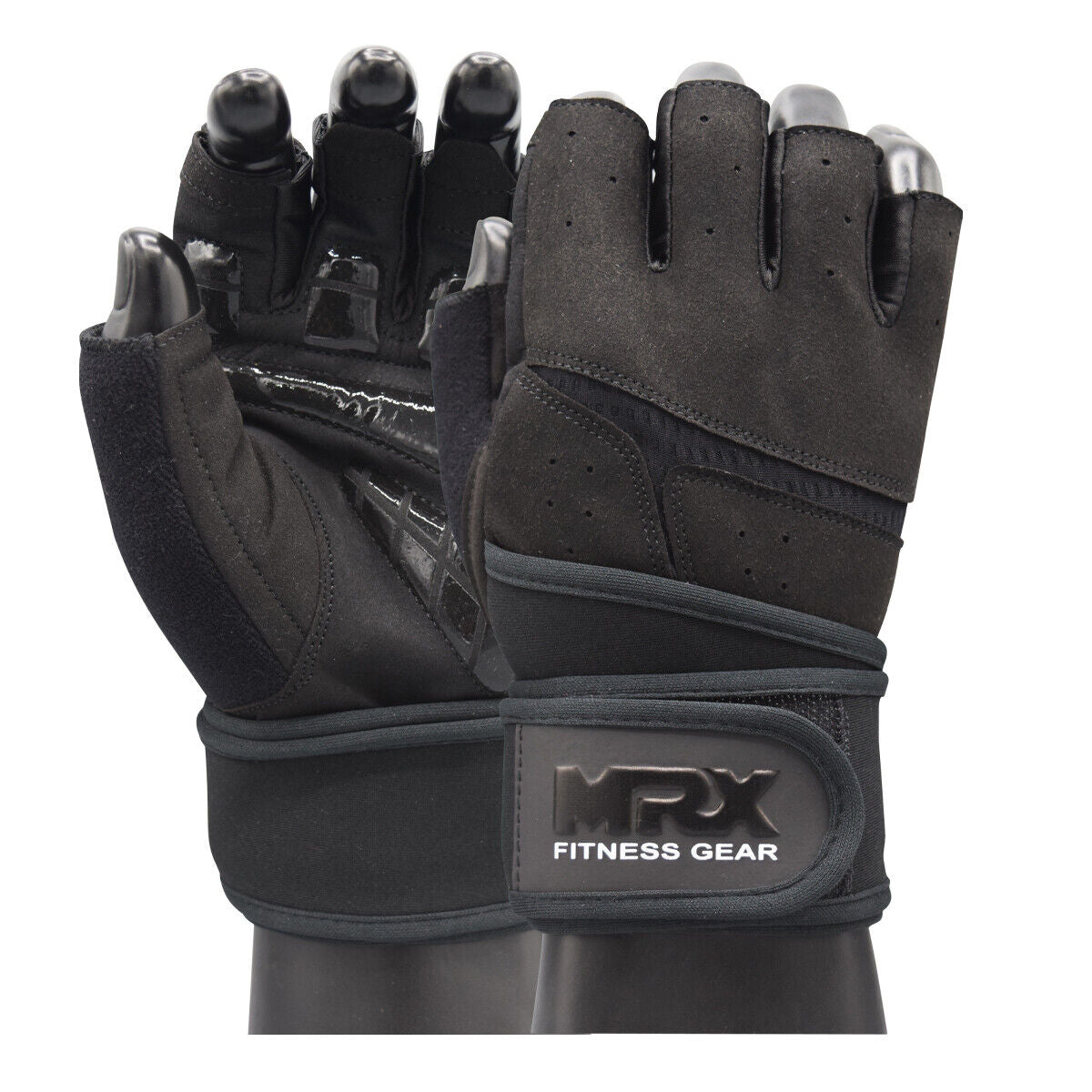 Guantes de Gimnasio MRX con soporte de muñeca para Hombre - Weight Lifting Gym